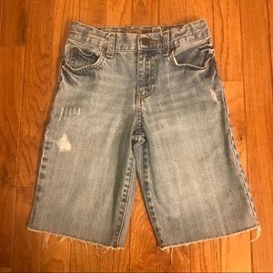 Old Navy Girls Light Wash Bermuda Shorts (7 reg)